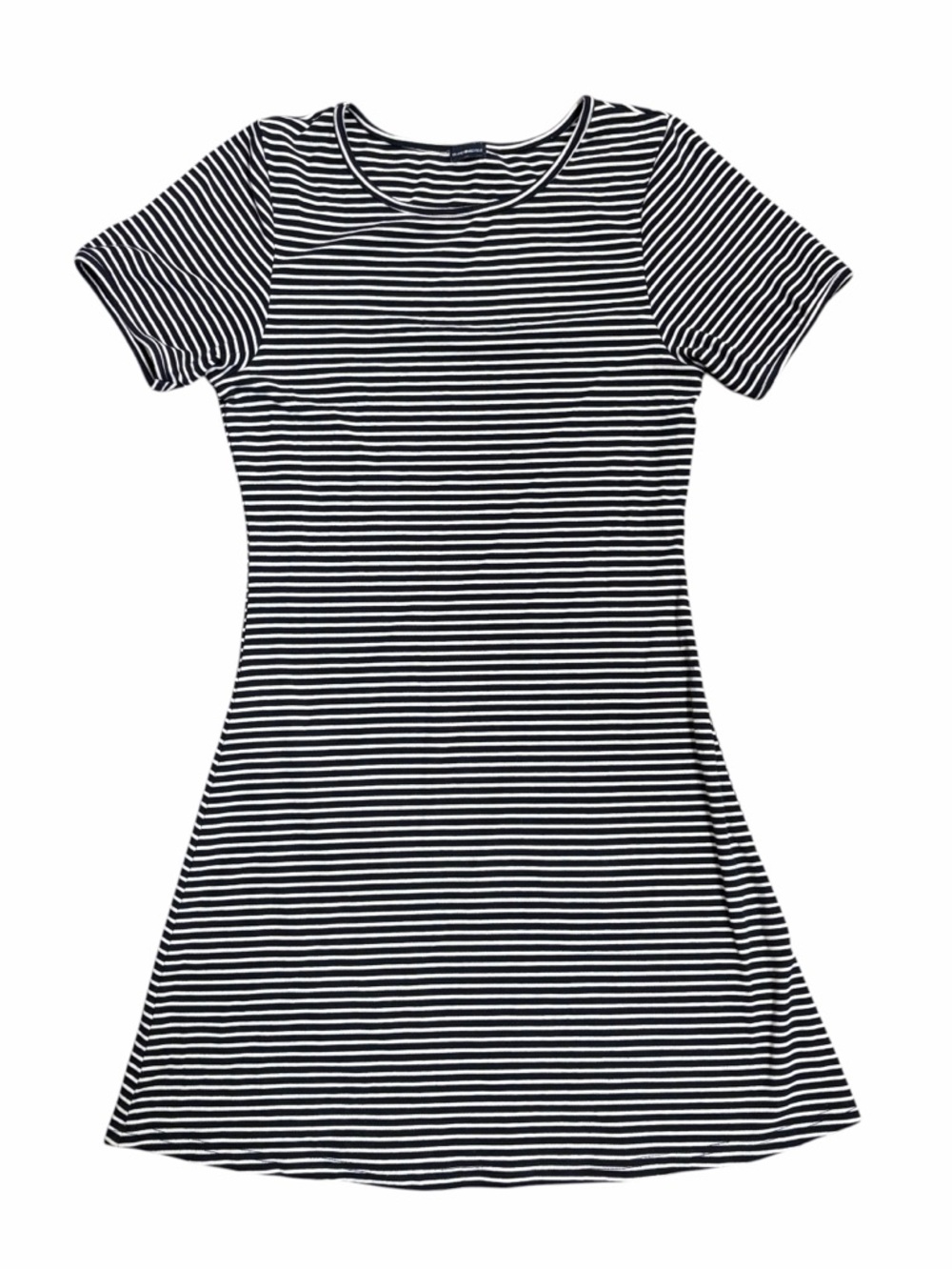 Brandy Melville Dark Navy Blue & White Stripe Dress